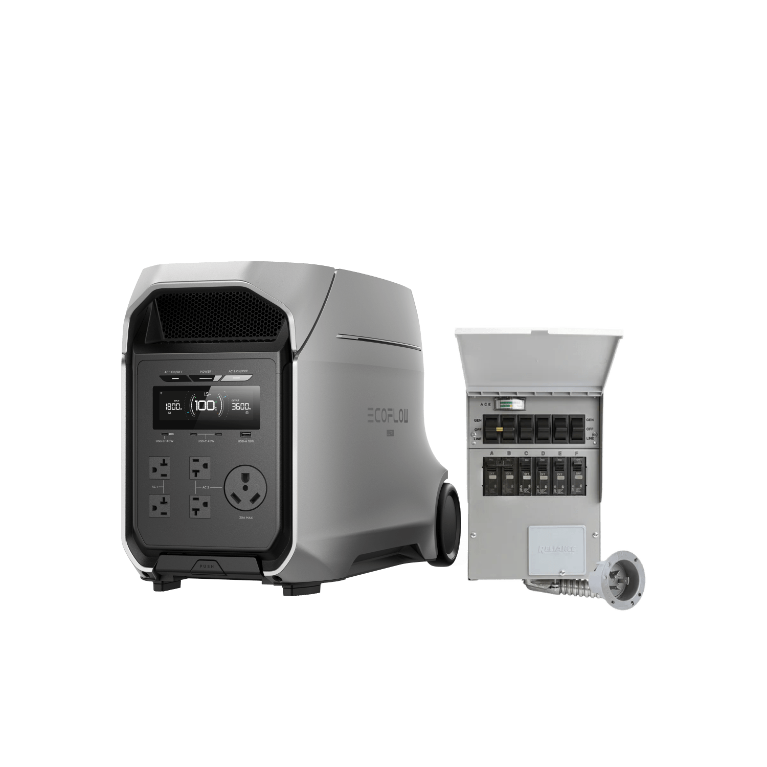 EcoFlow DELTA 3 Ultra Plus Portable Power Station (3072Wh)