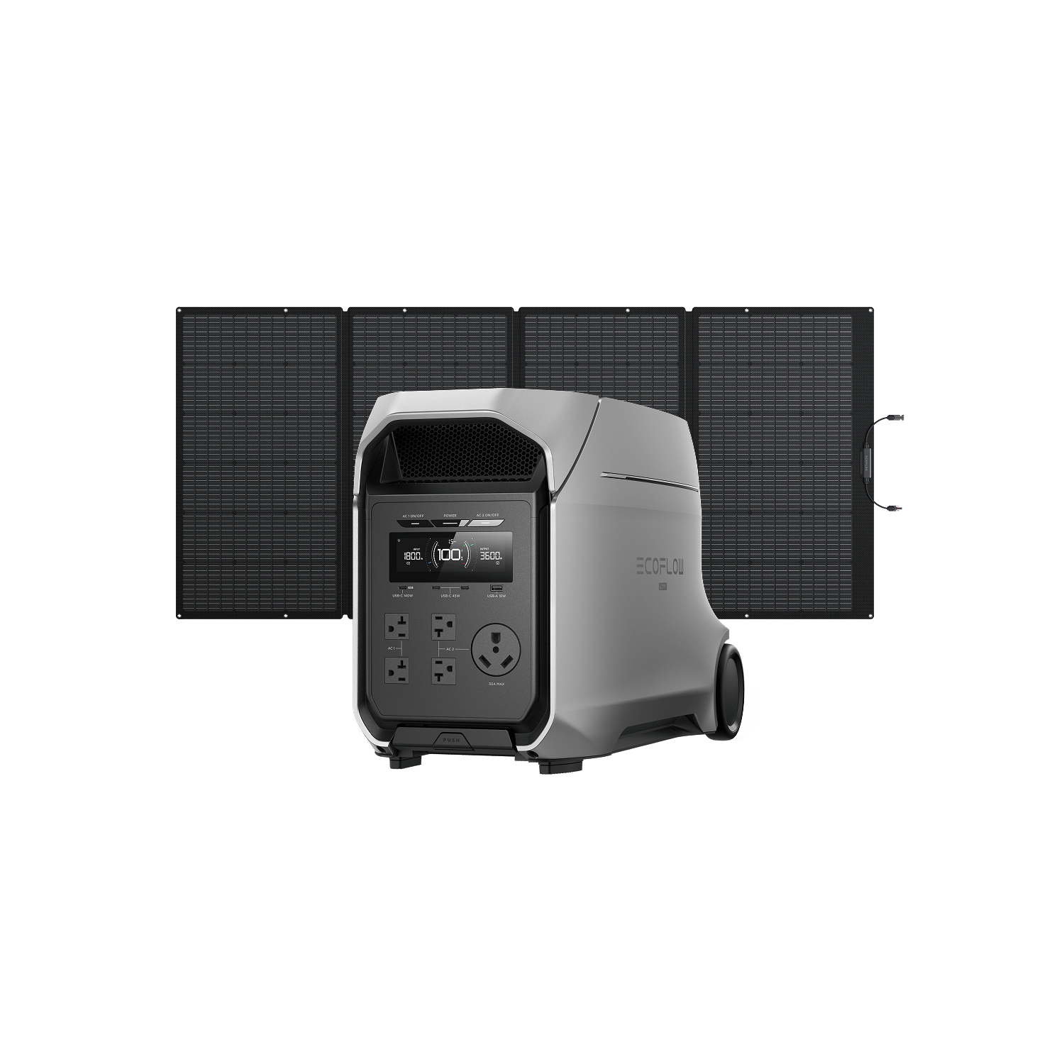 EcoFlow DELTA 3 Ultra Plus Solar Generator (3072Wh)