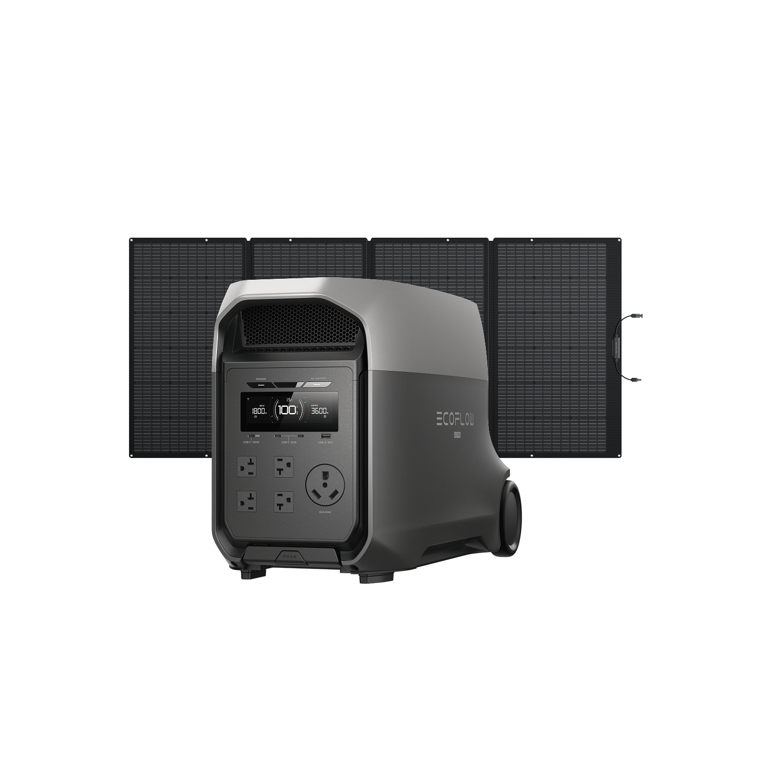 EcoFlow DELTA 3 Ultra Solar Generator (3072Wh)