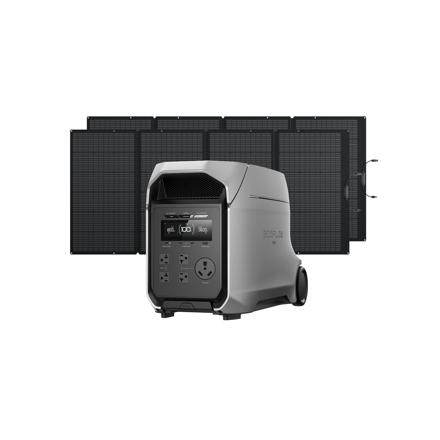 EcoFlow DELTA 3 Ultra Plus Solar Generator (3072Wh)