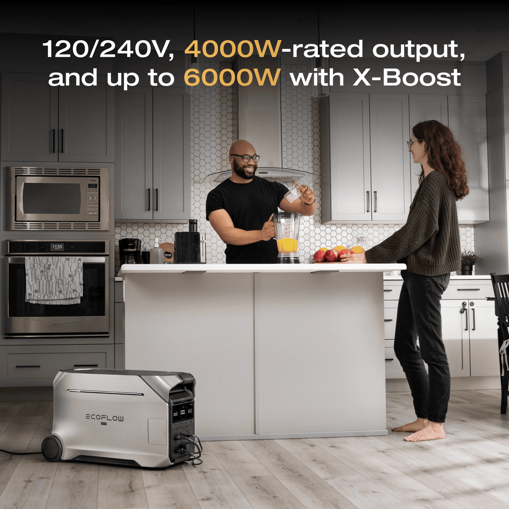 EcoFlow DELTA Pro 3 with 4 x 220W Solar Panel - Livestream Flash Sale