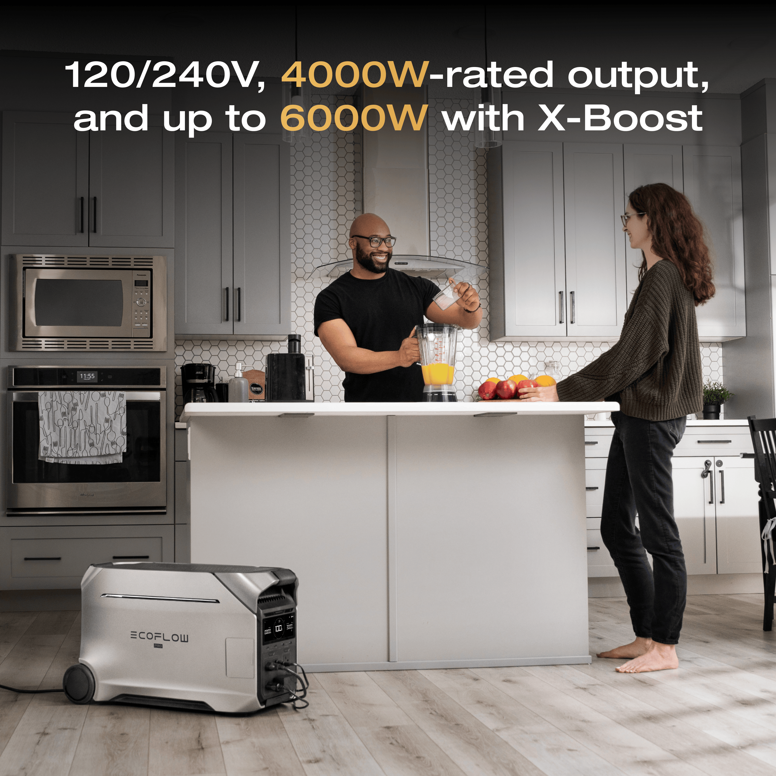 EcoFlow DELTA Pro 3 with 4 x 220W Solar Panel - Livestream Flash Sale