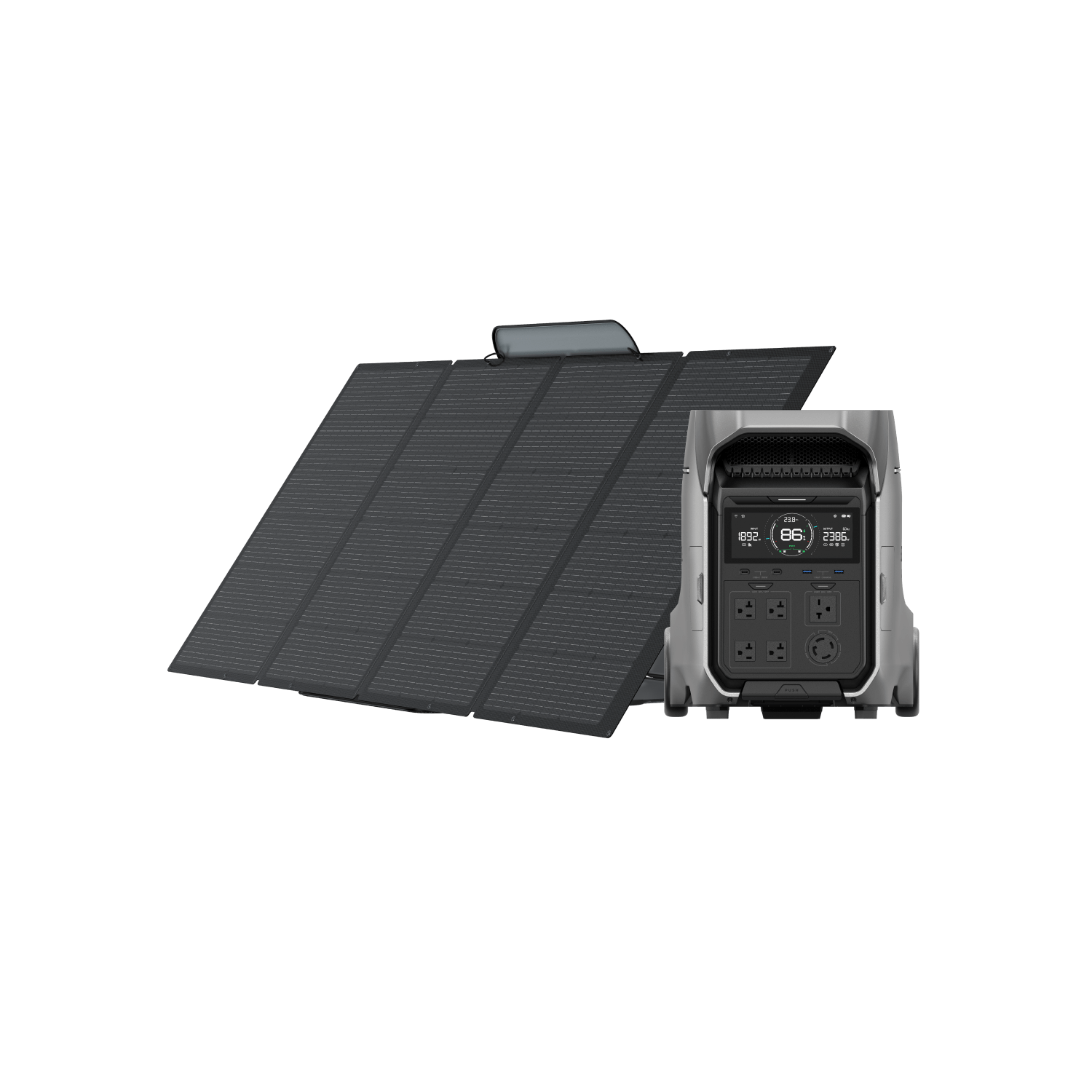 EcoFlow DELTA Pro 3 with 4 x 220W Solar Panel - Livestream Flash Sale
