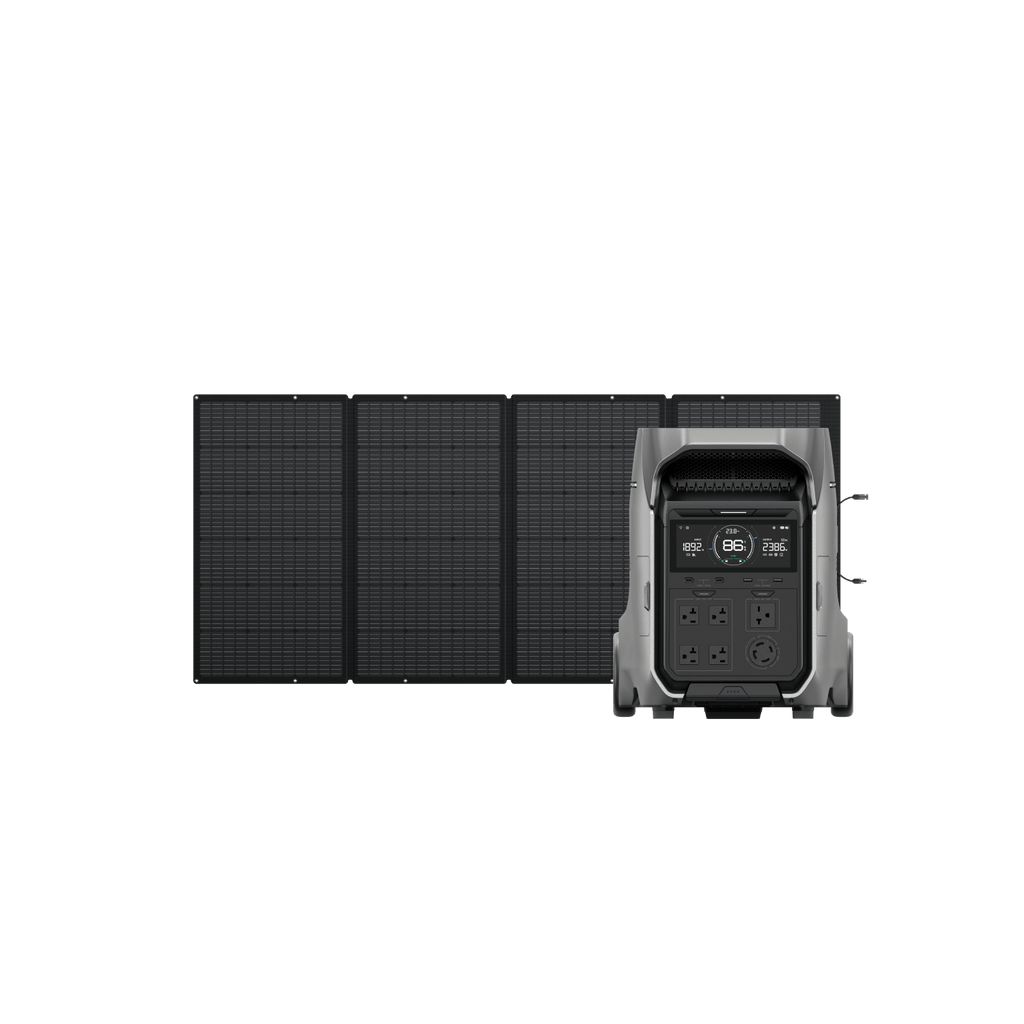 EcoFlow DELTA Pro 3 Solar Generator (PV400W)