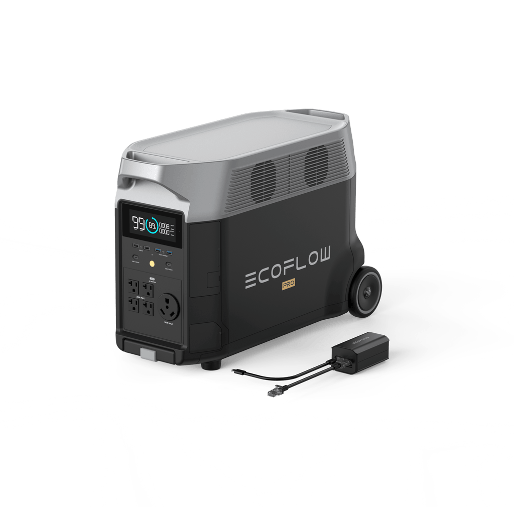 Portable RV & EV Power with EcoFlow DELTA Pro: EcoFlow DELTA Pro + Grounding Adapter